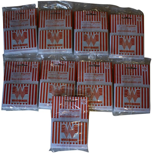 LOT Of 90 WHATABURGER GIFT CARDS w/ NO Value ZERO Balance ($0) Burger Fast Food - Picture 2 of 4