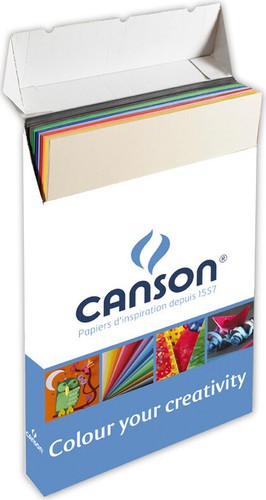 Canson 34135 Colorline Zeichenpapier, fein, A4, 150 g, Weiß, 12 Stück Canson 34135 Colorline Zeichenpapier, fein, A4, 150 g, Weiß, 12 Stück