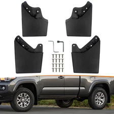 4Pcs Front Rear Splash Guards Mud Flaps Mudguard For Toyota Tacoma 2024-2025