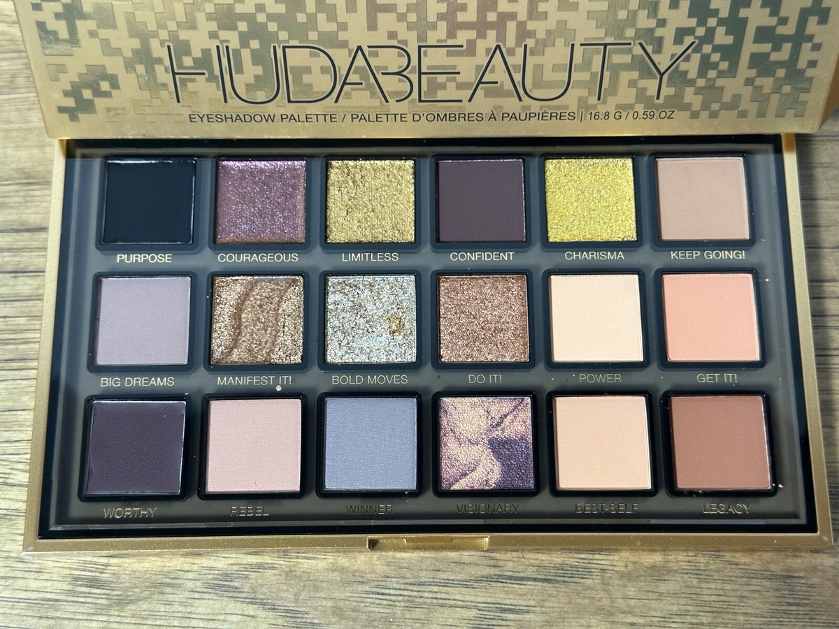 Huda Beauty EMPOWERED 18 shade Eye Shadow Palette New In Box