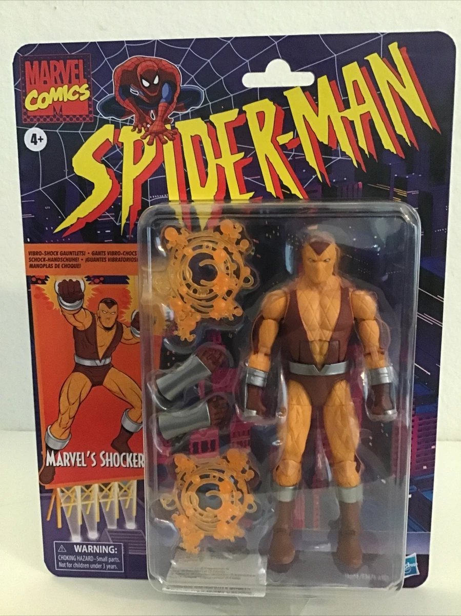 In Hand Marvel Legends Retro Shocker 6 Action Figure Spider Man