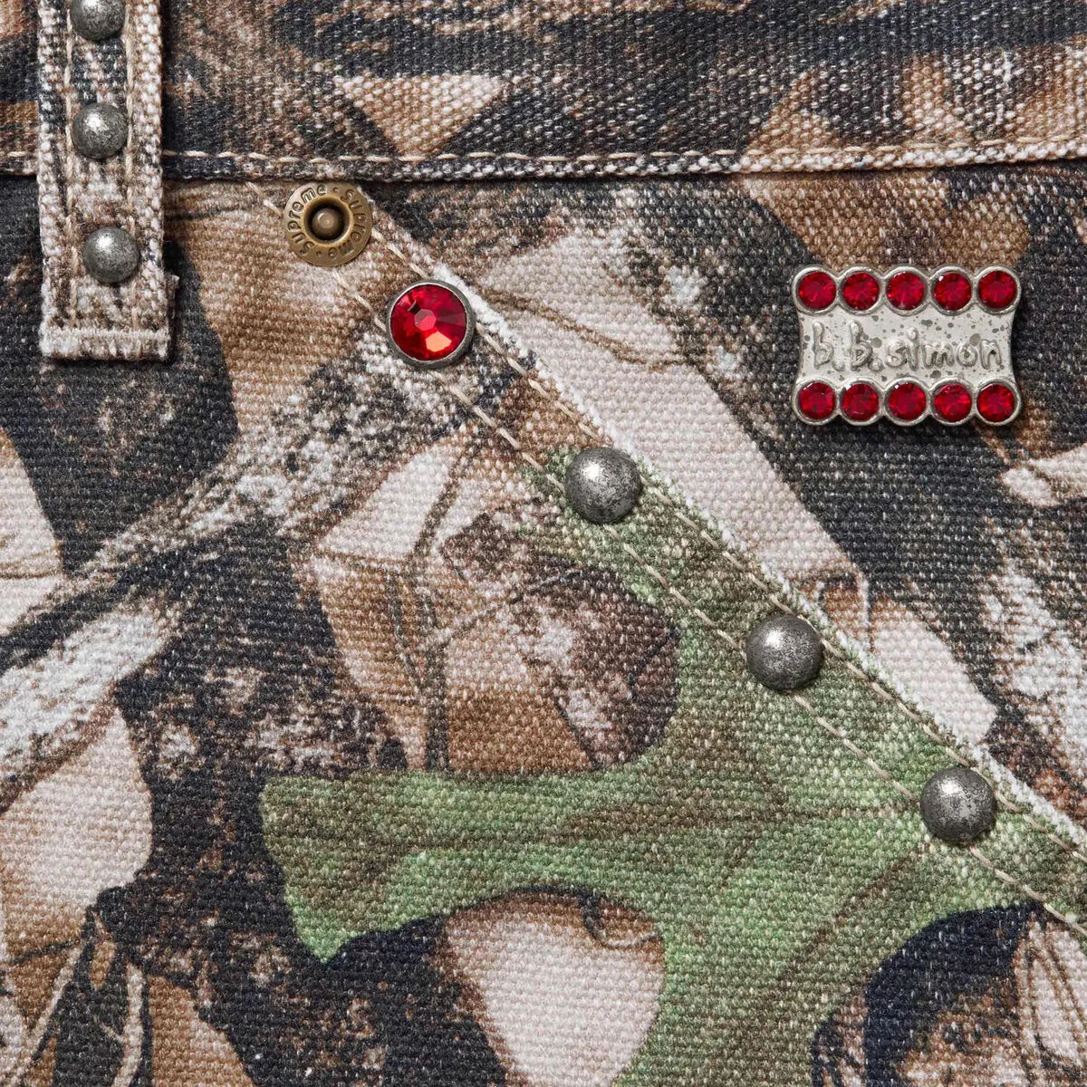 Supreme x B.B. Simon Studded Double Knee Painter Pant Supreme x B.B. Simon Studded Double Knee Painter Pant