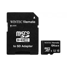 Filemate Wintec Professional Plus 64GB UHS-I U1 SDXC C10 Card (3FMUSD64GU1PI-R)