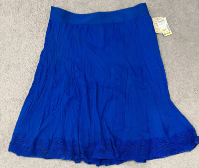 Studio West Apparel Princess Royal Blue Dress Size Large New