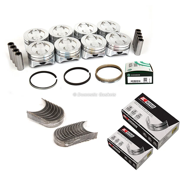 活塞轴承戒指 适合 96-02 Cherolet Camaro 凯迪拉克 GMC Savana 5.7 — 第 2/4 张图片