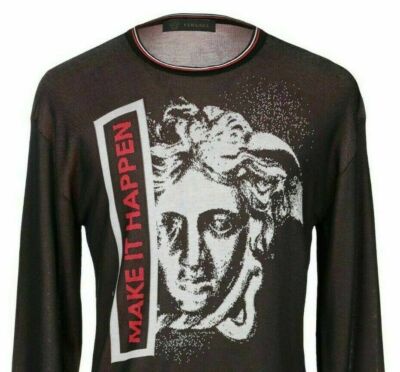VERSACE ICONIC LOGO MEDUSA KNITWEAR STRICKPULLOVER MAKE JUMPER PULLI PULLOVER XL