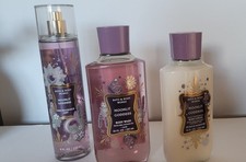 BATH  BODY WORKS moonlit goddess 3pc LOT SET shower gel BODY CREAM mist FS USA