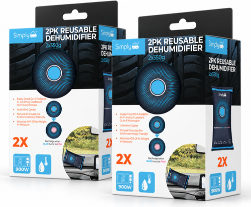 4x 350g Car Home Dehumidifier Large Dry Bag Moisture Killer Absorber Reusable