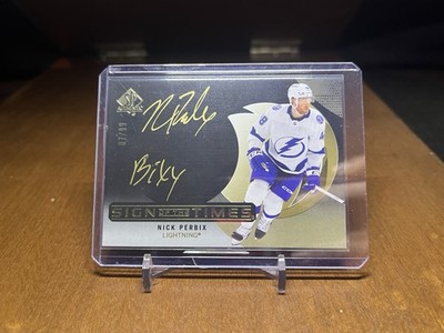 2022-23 Upper Deck Sign Of The Times Nick Perbix Gold Auto /99