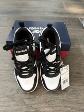 Reebok Royal Prime 2.0 Black White Kids Shoes Size 12 New In Box