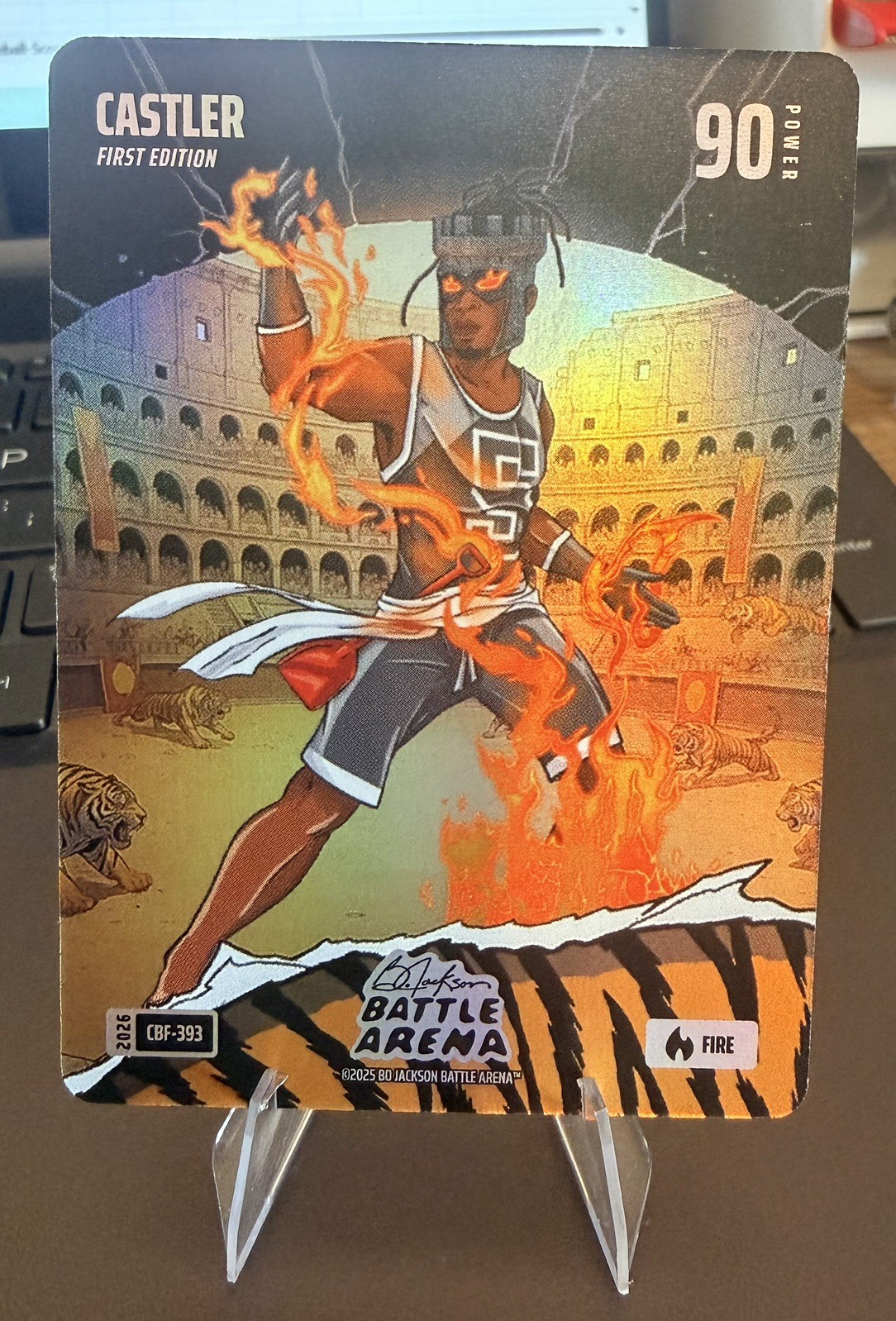 2026 Bo Jackson Battle Arena Stephon Castle Castler CBF-393 Colosseum Battlefoil