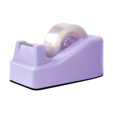 1Pcs Desktop Tape Dispenser with Weighted Nonskid Base, Purple Tape not In...