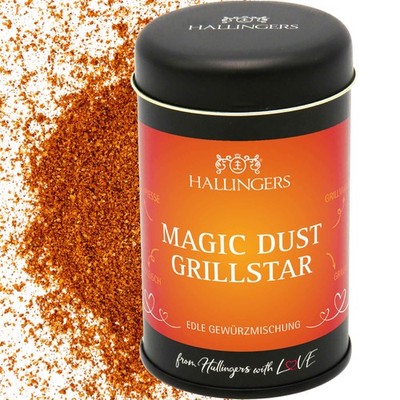 Hallingers BBQ Magic Dust Grillstar Gewürz-Mischung für Marinaden, Fleisch & Gef