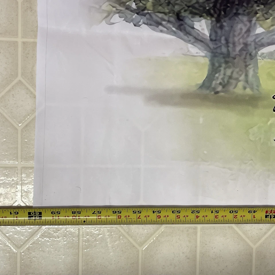 Winnie the Pooh & Piglet Backdrop Tablecloth “Smallest Things” Quote 5ft X 3.3ft - Image 3 of 4