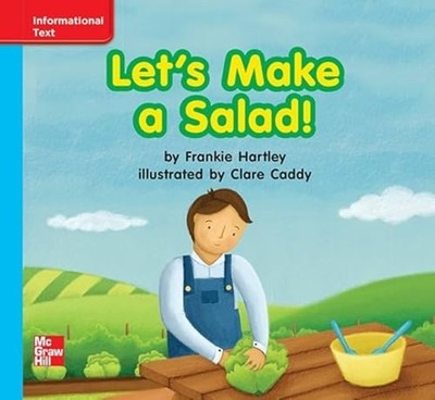 Reading Wonders Leveled Reader Let's Make a Salad!: On- - Spiral NEW Mcgraw Hill