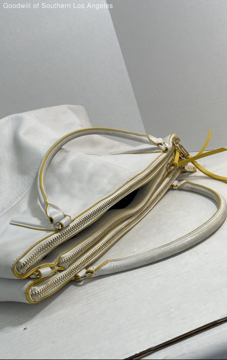 Authenticated Coach White Tote - image 6