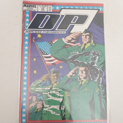 Marvel Comics D.P.7 #22 DP7 New Universe VFN+/Nm (1987) Rare Vol 1 UK Free P&P 