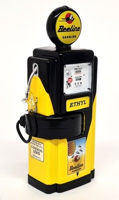 Greenlight 1/18 - Gas Pump - Beeline Gasoline - For Diecast Model Car Display