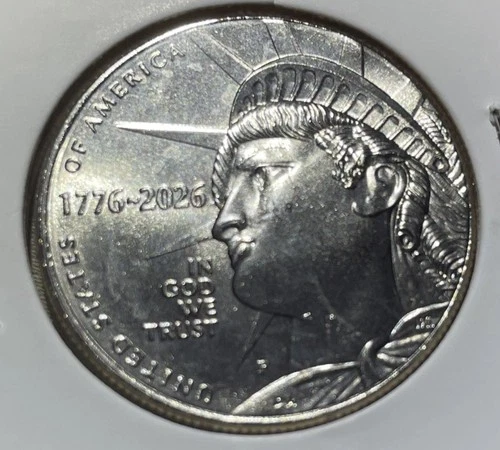 1776-2026 “P” Liberty Semiquincentennial Half Dollar,  UNCIRCULATED, ON HAND