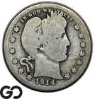 1914-S Barber Quarter