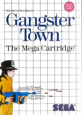 Gangster Town- Sega Master System Game Only