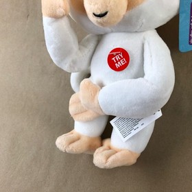 Fingerlings Interactive Talking Stuffed Plush Monkey 8" White & Pink