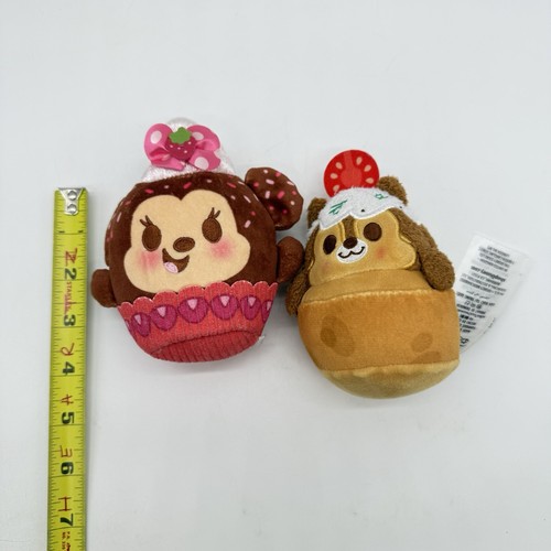 Disney Minnie Mouse Strawberry Cupcake Scented & Falafel Pita Munchlings Plush - Picture 2 of 3