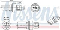 Nissens Druckschalter, Klimaanlage U.A. FüR CitroËN, Peugeot