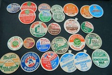 25 pcs mixed .....Milk Bottle Caps- California, CA collection