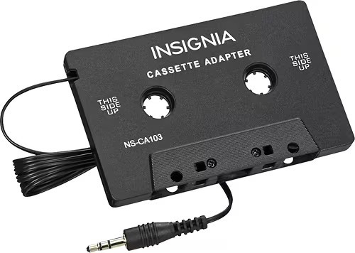 Insignia 3.5mm Cassette Adapter 3' cord NS-CA103 New in Box
