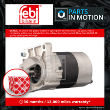 Starter Motor fits FIAT 500 312 1.2 2007 on 169A4.000 46813058 46813064 51890632