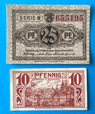 Germany Notgeld Banknotes 1920 s Post WWI Era German Currency