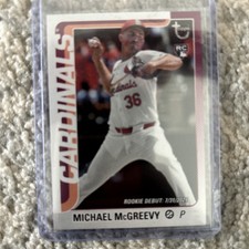 2025 Topps Update Series - Rookie Debut Michael McGreevy #US60 Vintage Stock /99