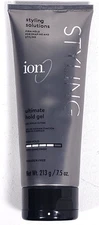 Ion Ultimate Firm Hold Gel Styling Solutions 7.5 oz High Shine ~ READ, 95% FULL
