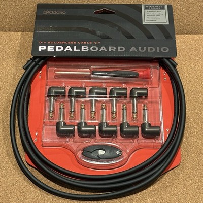 D'ADDARIO DIY SOLDERLESS PEDALBOARD CABLE KIT Audio New MIP PW-GPKIT-10 