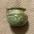 Frankoma Pottery 555 Eagle Thunderbird Mini Pitcher Prairie Brown 2.5" Tall