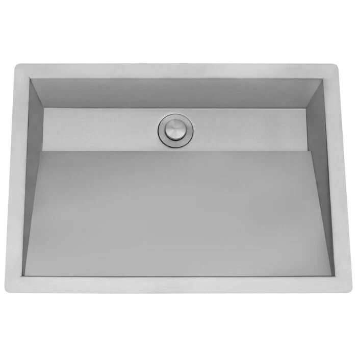 Fregadero de baño Ruvati 20′′x14′′ rampa de montaje inferior - RVH6140ST REFRB Foto 2 de 4