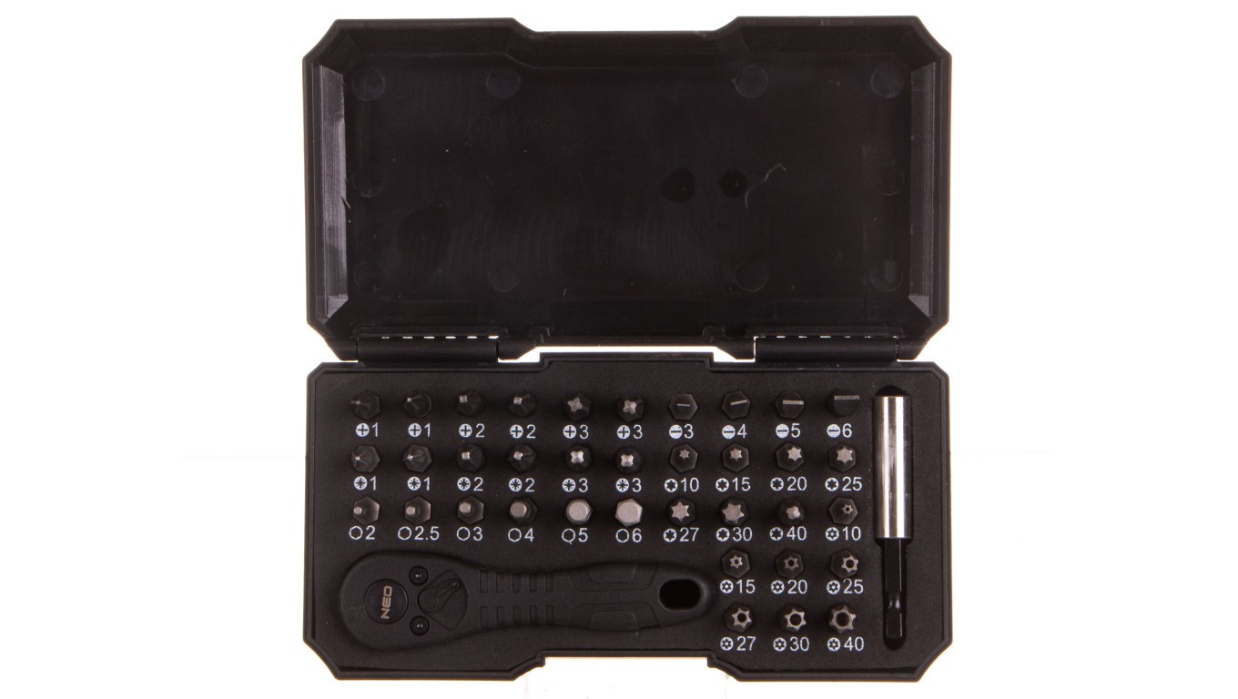 Screwdriver Tips with Handle (38 Piece Set) 06-105