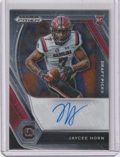 Jaycee Horn 2021 Panini Prizm Draft Picks Rc Auto