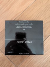 Image of GIORGIO ARMANI Luminous Silk Sunlit Creamy Bronzing Powder .63 oz NIB #100