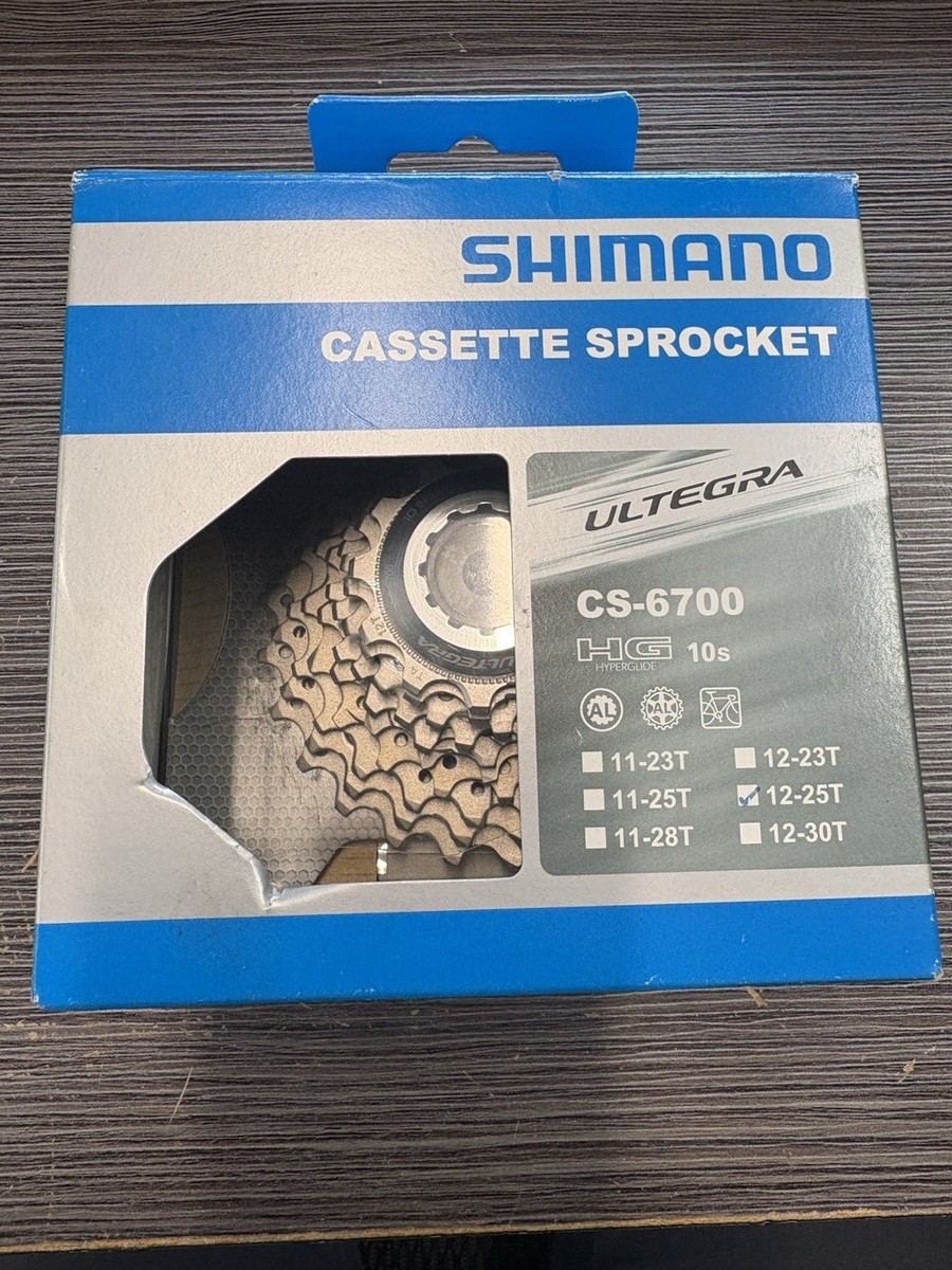 パーツ SHIMANO ULTEGRA CS-6700 10s 12-25T Shimano ULTEGRA CS-6700 12-25T 10 Speed Cassette new oem sprocket