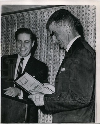 1964 Wes Gallagher (R) General Manager Associated Award 8x7 Wirephoto