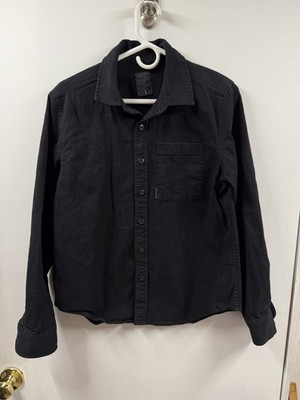 Topo Designs Womens L Dirt Shirt Button Up Long Sleeve Canvas Hiking