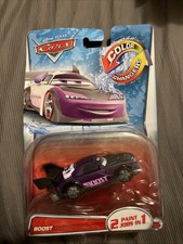 NIP Disney PIXAR Cars 2014 BOOST Color Changers 2 Paint Jobs In 1