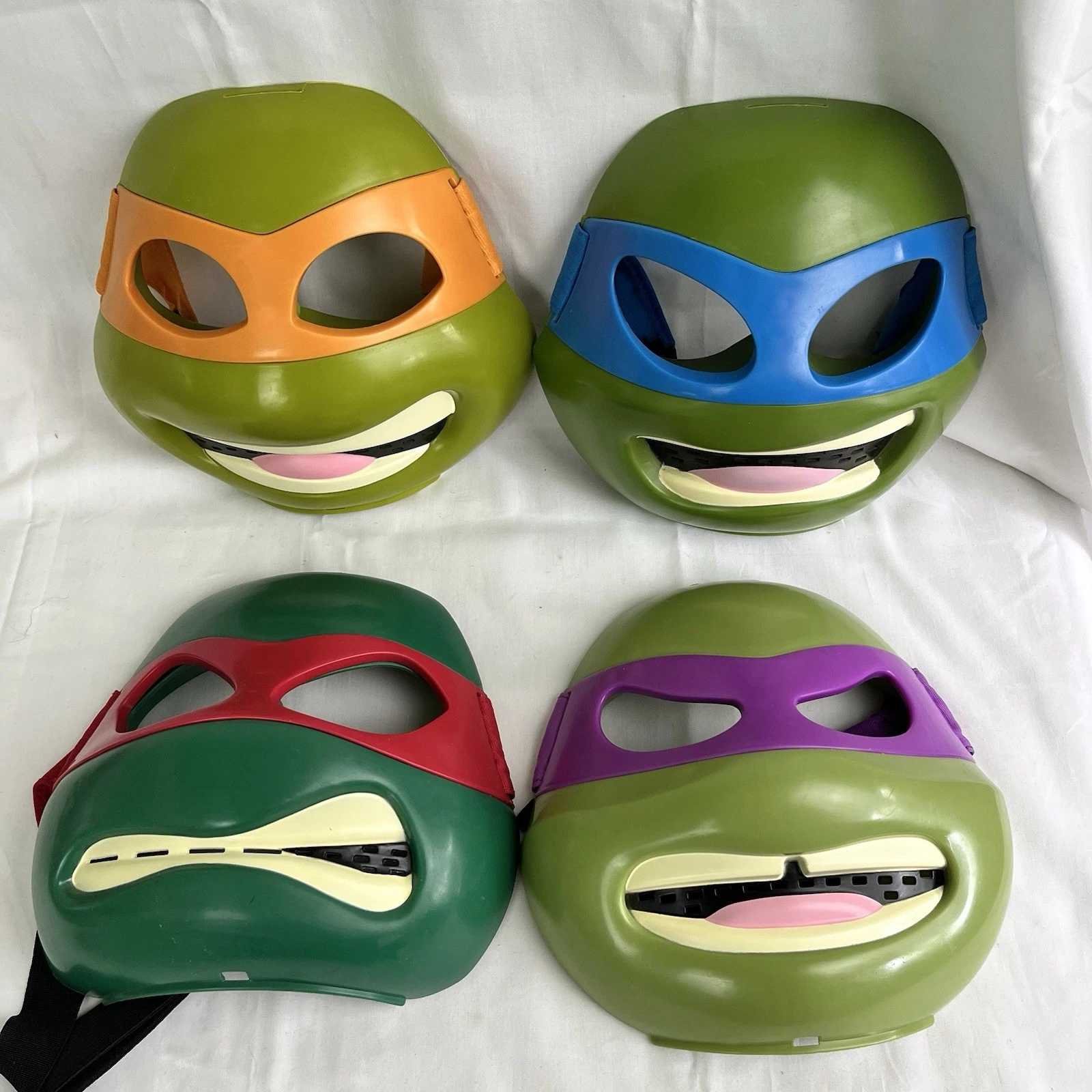 Teenage Mutant Ninja Turtles Face Masks 2013 All Four Masks Playmates