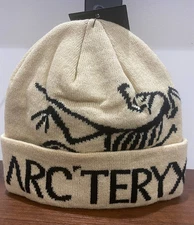 Arc'teryx Bird Word Beanie – Beige Void Wool Men’s Winter Ski Hat - NWT ❄️