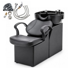 R&uuml;ckw&auml;rtswaschbecken Friseurstuhl Friseurwaschbecken R&uuml;ckw&auml;rtswaschanlage Schwar