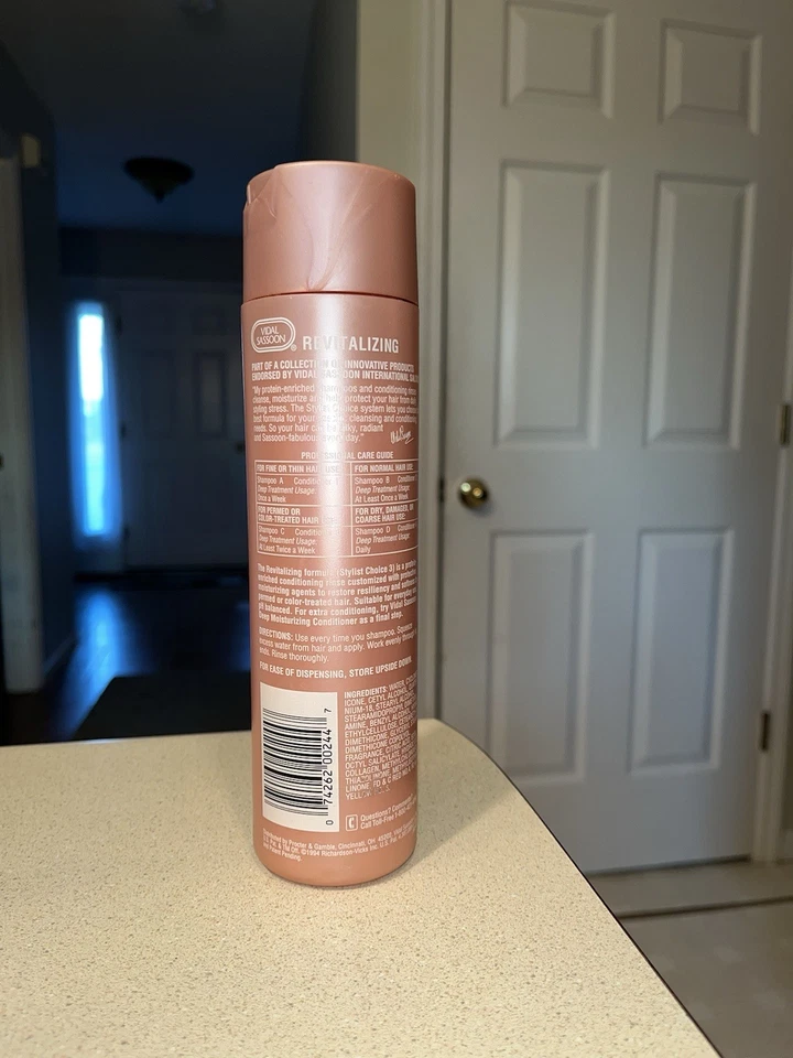 Vintage Vidal Sassoon Conditioning Rinse Stylist 3 Choice 13 Fl Oz Unused - Image 2 of 2