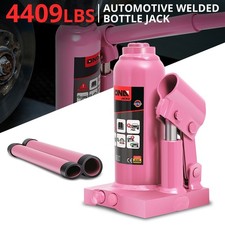2 Ton Hydraulic Low Profile Welded Bottle Jack Car Lift For Auto Repair Pink