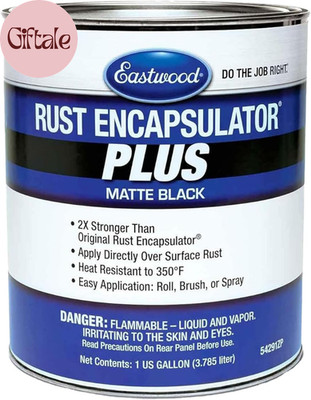 Matte Black Rust Encapsulator plus | Long Lasting Durable Finish 1 Coat Maximum